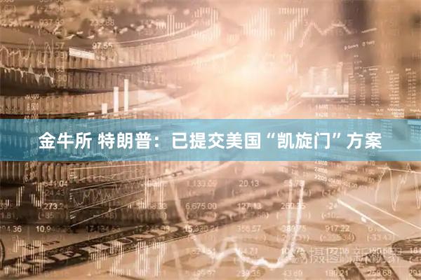 金牛所 特朗普：已提交美国“凯旋门”方案